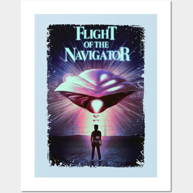 Flight of the Navigator Wall Art by creativespero